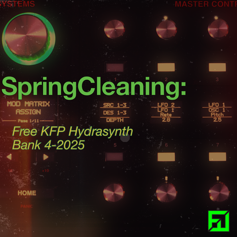 Spring Cleaning Hydrasynth Free Bank from KFP 4/2025
